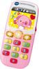 VTech Tierchen Lernhandy – Niedliches Lerntelefon in pink mit bunten Zahlentasten,