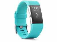 Fitbit Charge 2 - Teal/Silver - Large **New Retail**, FB407STEL (**New Retail**)