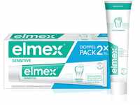 elmex Zahnpasta Sensitive 2x75ml – sanfte Zahnreinigung und Schutz für