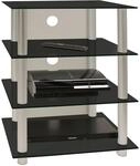 VCM HiFi M&ouml;bel | Rack Schrank Phono Regal | Alus&auml;ulen Glasb&ouml;den | Ma&szlig;e H....