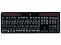 Logitech K750 Kabellose Solar Tastatur für Windows, 2,4 GHz kabellos mit