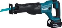 Makita DJR186RT Akku-Recipros&auml;ge 18 V / 5,0 Ah, Ladeger&auml;t im Transportkoffer,