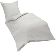 fleuresse 603089 Fb. 17 Flanell-Bettw&auml;sche, 155 x 220 cm, Silber