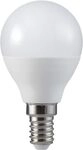 M&Uuml;LLER-LICHT LED Tropfenform Ersetzt 40 W, Plastik, E14, 5.5 W, Wei&szlig;, 4er Set, 4
