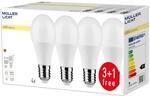 Mueller-Licht 400255 LED E27 Gluehlampenform 10W = 60W Warmwei&szlig; (&Oslash; x L) 60mm...