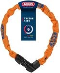 ABUS Kettenschloss Tresor 1385/75 Neon &ndash; Zahlenschloss aus geh&auml;rtetem Stahl &ndash; 6