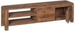 Wohnling Lowboard BOHA Massivholz Sheesham Kommode 140 cm TV-Board...