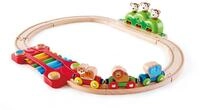 Hape Kleines Tier-Eisenbahnset &ndash; 19-teiliges Holz-Eisenbahnset mit...