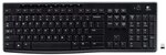 Logitech K270 Kabellose Tastatur f&uuml;r Windows | US QWERTY-Layout - Schwarz