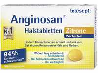 tetesept Anginosan Halstabletten Zitrone - zuckerfrei – Halsschmerztabletten gegen