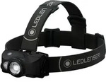 MH8: Batteriebetribene Outdoor-Stirnlampe in Schwarz von Ledlenser, 600 Lumen, 200