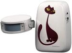 InnovAdvance 78110121 Cat Doorbell, Weiss