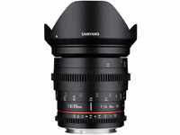 Samyang 20/1,9 Objektiv Video DSLR Nikon F manueller Fokus Videoobjektiv 0,8