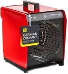 TROTEC TDS 50 E Elektroheizgebl&auml;se &ndash; 9 kW (Stufe 3), 4,5 kW (Stufe 2) | 845...