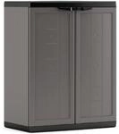 Kis Kunststoffschrank "Jolly" niedrig, 1 St&uuml;ck, dunkelgrau/schwarz, 9733000...