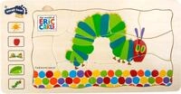 small foot Schichtenpuzzle "Raupe Nimmersatt" aus Holz, 5 Schichten mit
