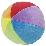 goki 65042 - Stoffball mit Rassel f&uuml;r Babys