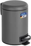 WENKO Kosmetikeimer 3 Liter, Stahl, herausnehmbarer Inneneimer mit M&uuml;llbeutelhalter,