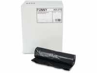 Funny LDPE-Regenerat Müllsäcke, schwarz, gerollt, 240 l, Typ 100, 1er Pack (1 x 75
