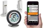 TFA Dostmann Cosy Radar Weatherhub Set zur Raumklima&uuml;berwachung, 31.4008.02, mit