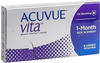 Acuvue Vita Monatslinsen weich, 6 Stück/BC 8.8 mm/DIA 14.5 mm / +8 Dioptrien
