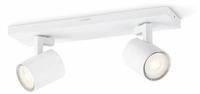 Philips Runner Decken-/Wandleuchte mit 2 Spots, einfache ClickFix-Installation, ohne