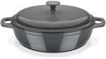 GSW 716321 Grey Shadow Schmortopf mit Deckel, Gusseisen, grau/creme - ⌀30 cm