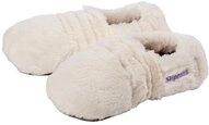 Warmies&reg; Slippies Deluxe creme Plush, Gr. 36-40 - Lavendelf&uuml;llung