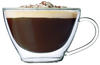 Luigi Bormioli 1442 doppelwandiges Borosilikatglas Cappuccino 385 ml, 2-er Set