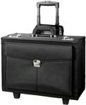 ALASSIO 45034 Pilotenkoffer Rocca II, Rollkoffer 40 x 46 x 25,5 cm, Schwarz 