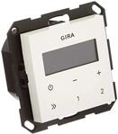 Gira 228403 Unterputz-Radio RDS ohne Lautsprecher ST55, reinwei&szlig;-gl&auml;nzend