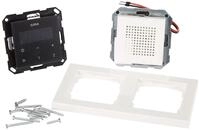Gira 049572 Unterputz Radio RDS mit E2 Rahmen Gira E2, wei&szlig; / schwarz