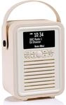 VQ Retro Mini Tragbares Radio mit Bluetooth-Lautsprecher und 60 Voreinstellungen.