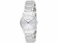 Calvin Klein Damen Analog Quarz Uhr mit Edelstahl Armband K2G23146