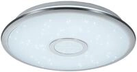 Trio Leuchten LED Deckenleuchte Osaka 678713006, Chrom, Acryl wei&szlig; mit Star Light