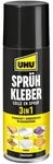 Uhu 48900 - Spr&uuml;hkleber 3 in 1 Permanent - Korrigierbar - Wieder Abl&ouml;sbar 200 ml