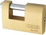 ABUS Messing-Vorh&auml;ngeschloss 82/90 - gleichschlie&szlig;end, Sicherheitslevel 7 