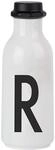 Design Letters Pers&ouml;nliche Trinkflasche Wei&szlig; (R) | BPA-Frei | 500 ml | Tritan