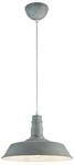 Reality Leuchten R30421078 Will, Pendelleuchte, Metall, E27, betonfarbig, 36 x 36 x