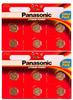 Panasonic CR2032 Lithium 12er-Pack Knopfzellen Batterie