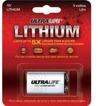 Ultralife Lithium 9V Lithium 1200mAh 9V Wiederaufladbarer Akku