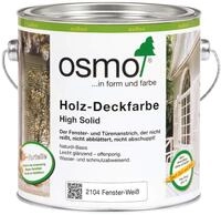 OSMO Holz-Deckfarbe High Solid 2,5 Liter Fenster-Weiss 2104