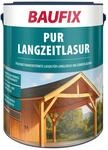 BAUFIX PUR Langzeitlasur palisander, seidengl&auml;nzend, 5 Liter, Holzlasur, f&uuml;r...