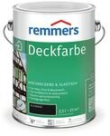 Remmers Deckfarbe schwarz, 2,5 Liter, Deckfarbe f&uuml;r innen und au&szlig;en,