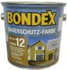 Bondex Dauerschutz Farbe Silbergrau 2,5 L für 22,5 m² | Hervorragende