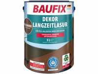 BAUFIX Dekor Langzeitlasur palisander, seidenglänzend, 5 Liter, Holzlasur,