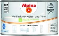 Alpina Wei&szlig;lack f&uuml;r M&ouml;bel und T&uuml;ren 300ml extra matt