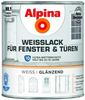 Alpina Weißlack für Fenster & Türen 750ml glänzend