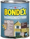 Bondex Dauerschutz Farbe Kakao (Schokoladenbraun) 0,75 L f&uuml;r 7 m&sup2; | Hervorragende