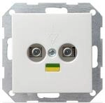 Gira 040503 Potentialausgleich 2-Fach System 55, reinwei&szlig;